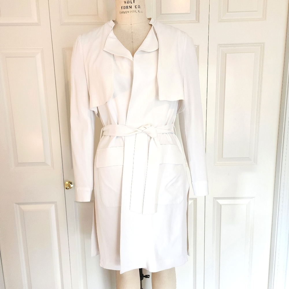 1. STATE White Jacket Lightweight Size L